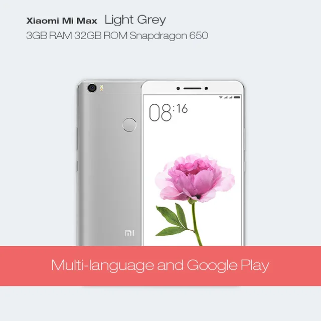Aliexpress.com: Comprar Original Xiaomi Mi Max 6.44 "Mimax TelÃ©fono MÃ³vil 3 GB RAM 32 GB ROM